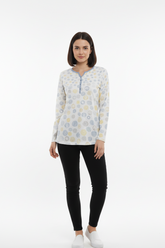 WASCHEPUR WOMENS PRINTED FULL SLEEVE T SHIRT